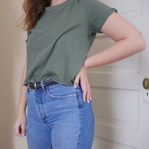 Navy Green T-Shirt